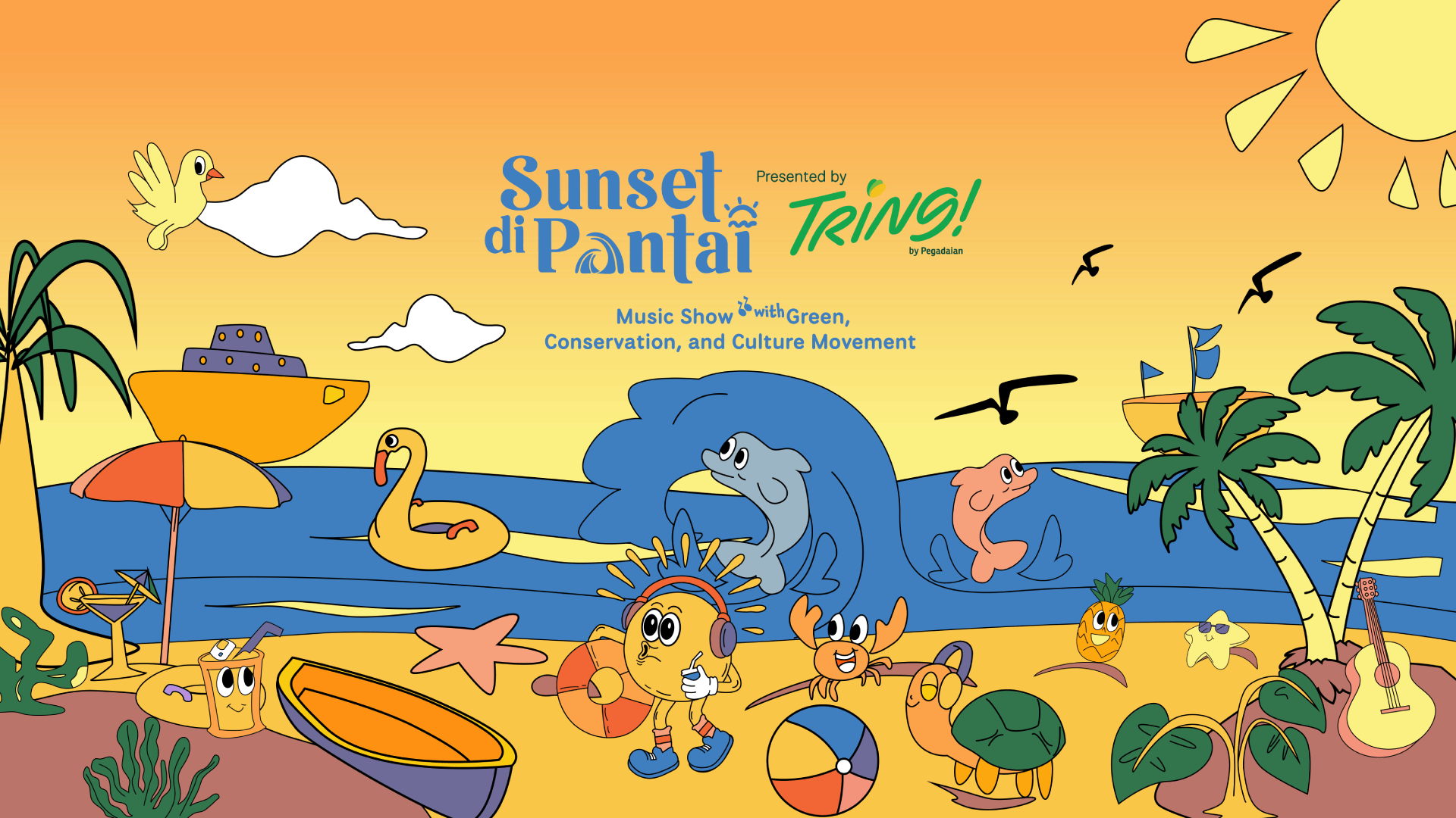 Sunset di Pantai